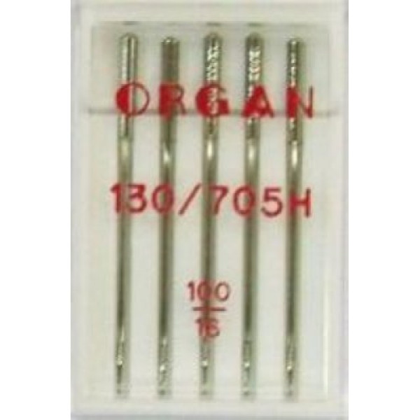 Иглы Organ универсальные 130/705H №100 5шт