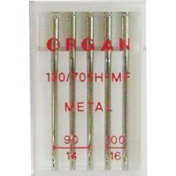 Иглы Organ для металлической нити 130/705H №90-100 5шт