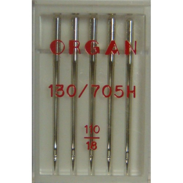 Иглы Organ для джинсы(денима) 130/705H №110 5шт