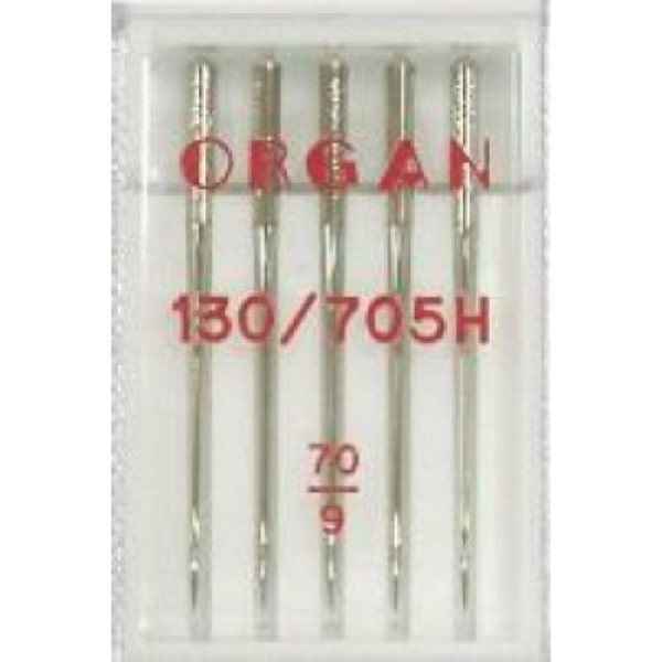 Иглы Organ универсальные 130/705H №70 5шт