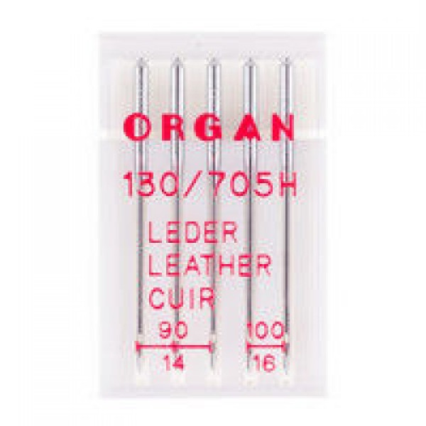 Иглы Organ для кожи 130/705H №90-100 5шт