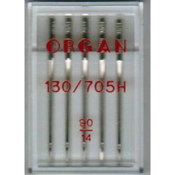 Иглы Organ универсальные 130/705H №90 5шт
